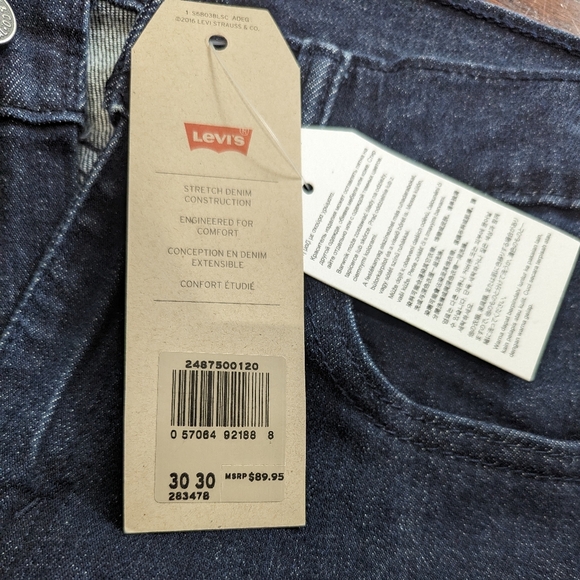 BNWT Levi's 519 Stretch 30x30 - skinny fit - women's - Picture 7 of 9
